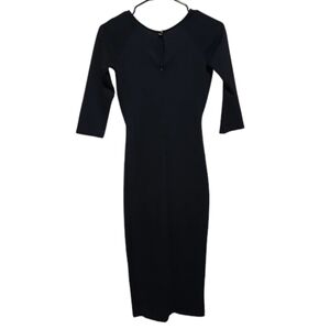 TFNC Women's Black Midi Dress Size XSmall